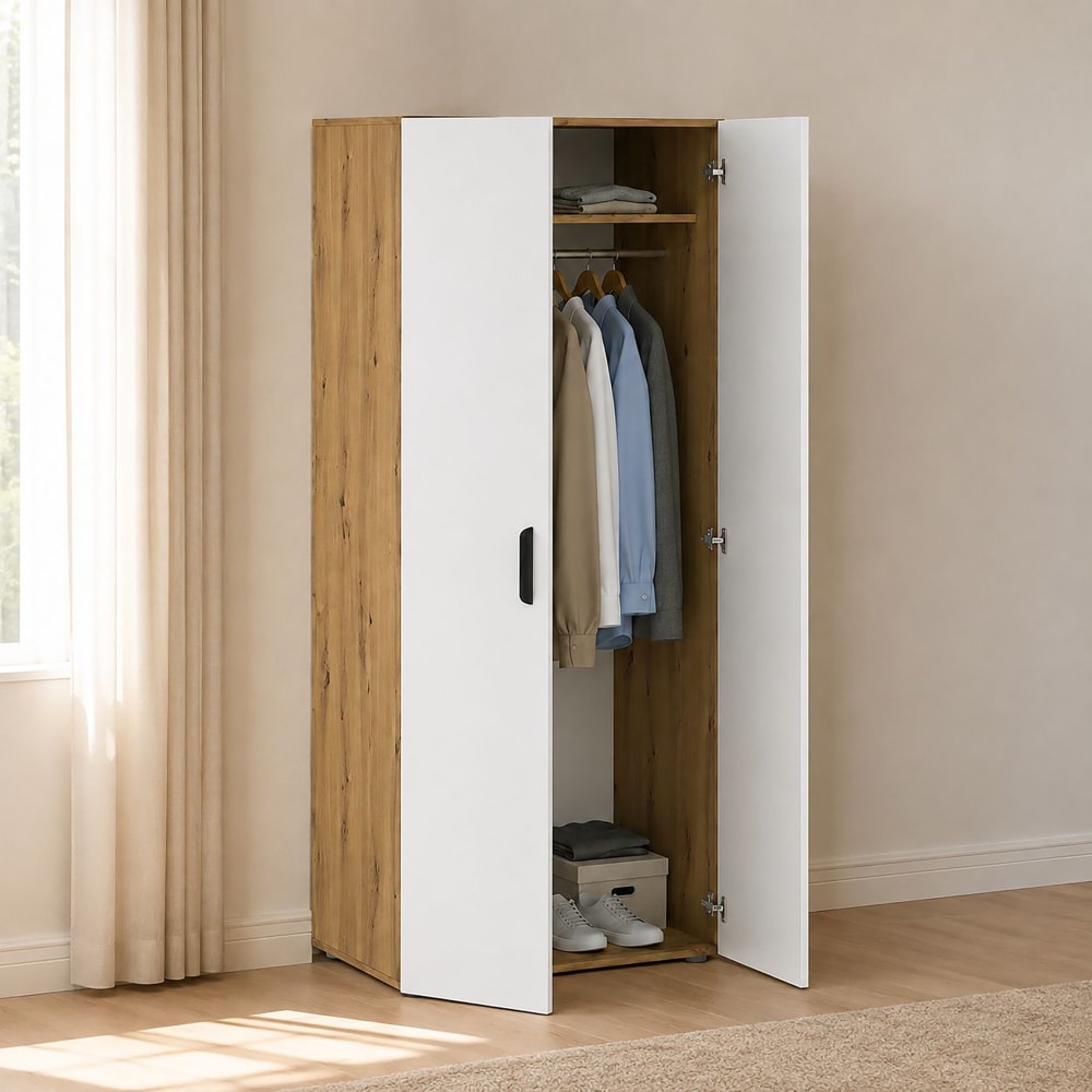 Schrank 2 Türen in Eichenholz Braun - Maisons Du Monde