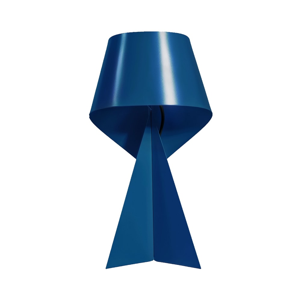 Lampe de table en métal - 35 cm - bleu pacifique Lampe de table en métal - 35 cm - bleu pacifique