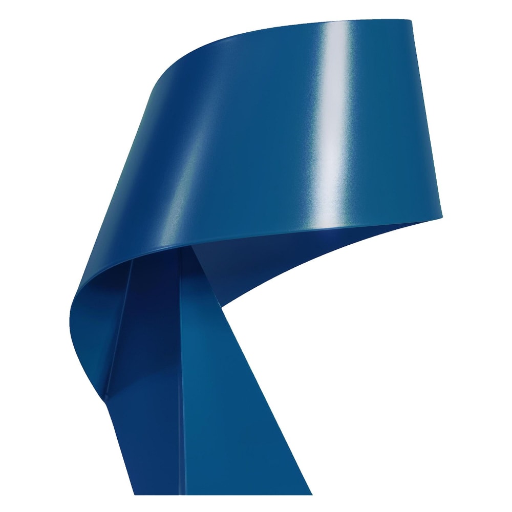 Lampe de table en métal - 35 cm - bleu pacifique — vue 4