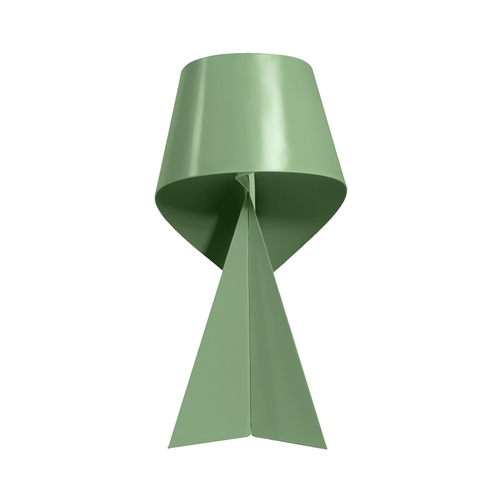 Lampe de table en métal - 35 cm - vert sauge