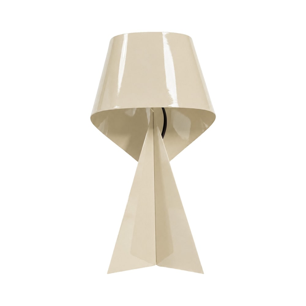 Lampe de table en métal - 35 cm - beige laqué Lampe de table en métal - 35 cm - beige laqué
