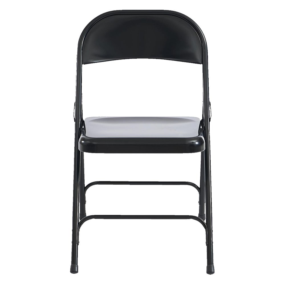 Chaise pliante en acier laqué - noir Chaise pliante en acier laqué - noir
