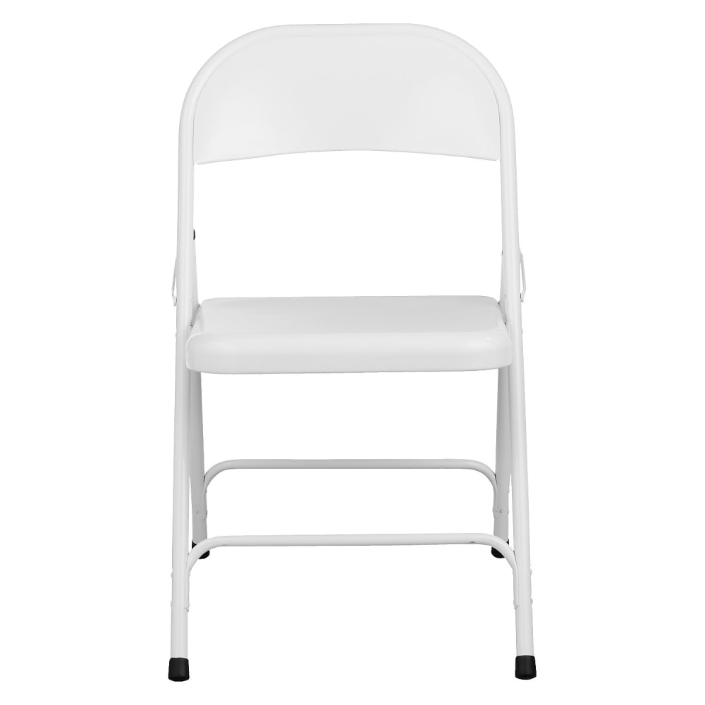 Chaise pliante en acier laqué - blanc Chaise pliante en acier laqué - blanc