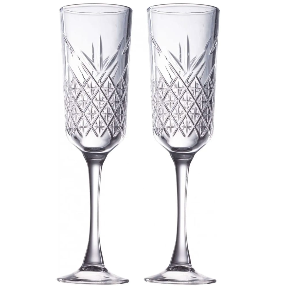 Set de 2 verres à champagne 21.5cl Set de 2 verres à champagne 21.5cl