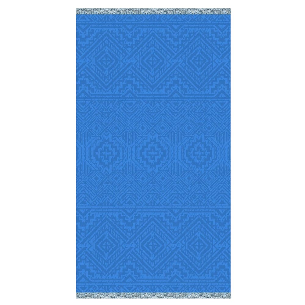 Serviette de plage turquoise 90 x 160 cm