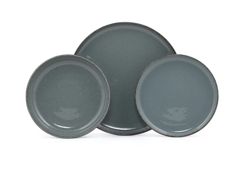 Service vaisselle porcelaine bleu