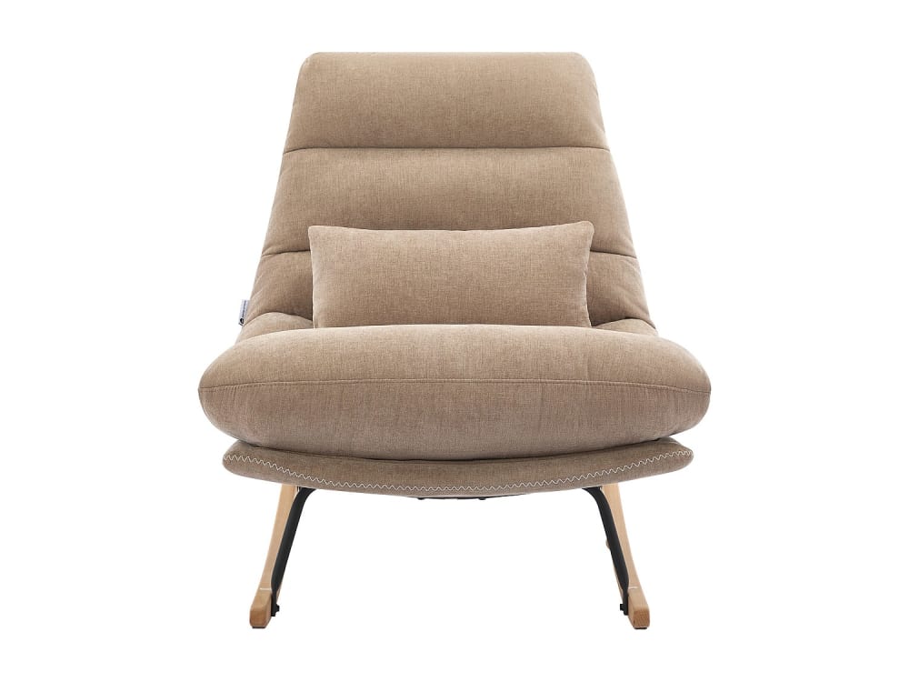 Rocking chair polyester taupe