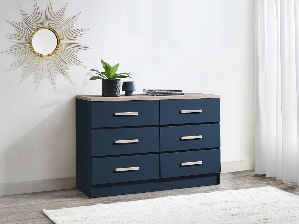Commode mdf bleu