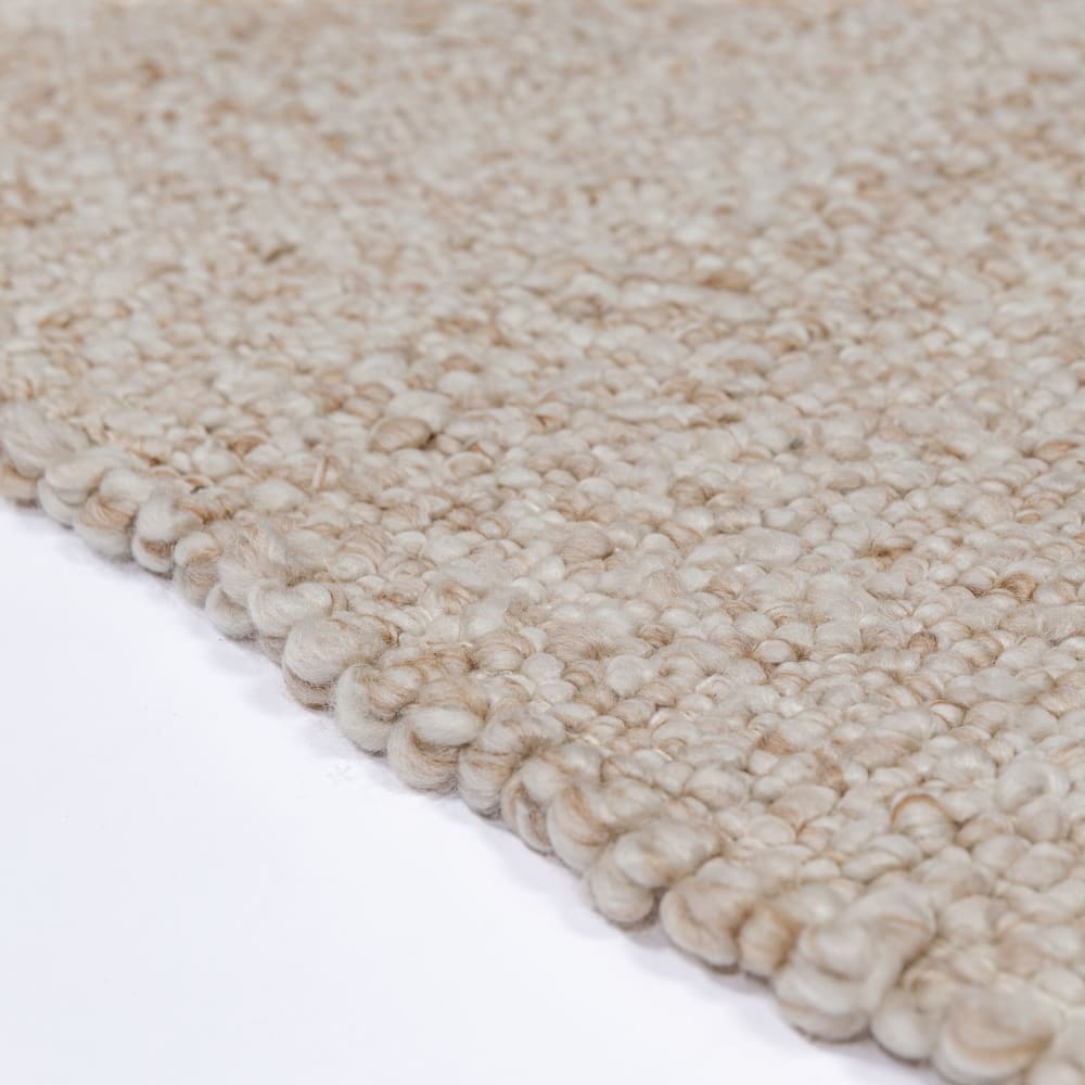 Tapis aspect laine crème 160x230cm — vue 4