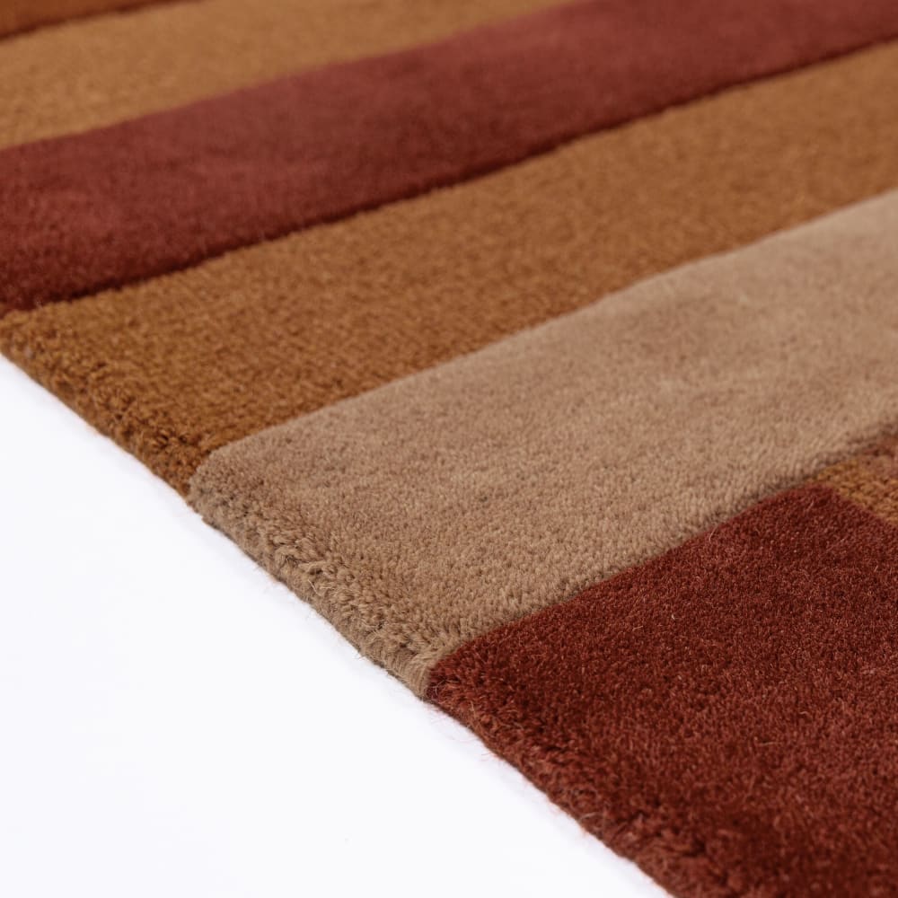 Tapis en laine terracotta 140x200cm — vue 4