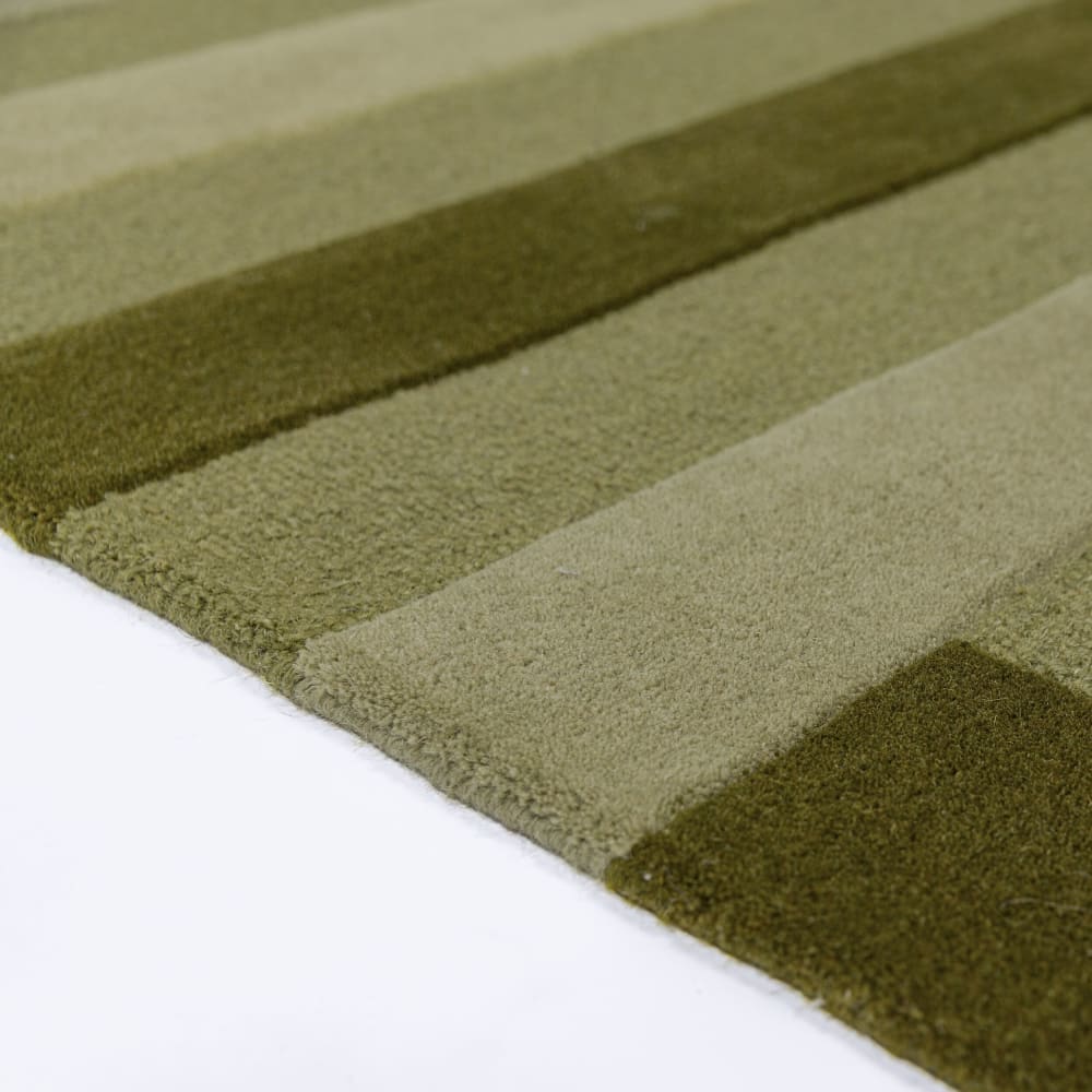 Tapis en laine vert 160x230cm — vue 4