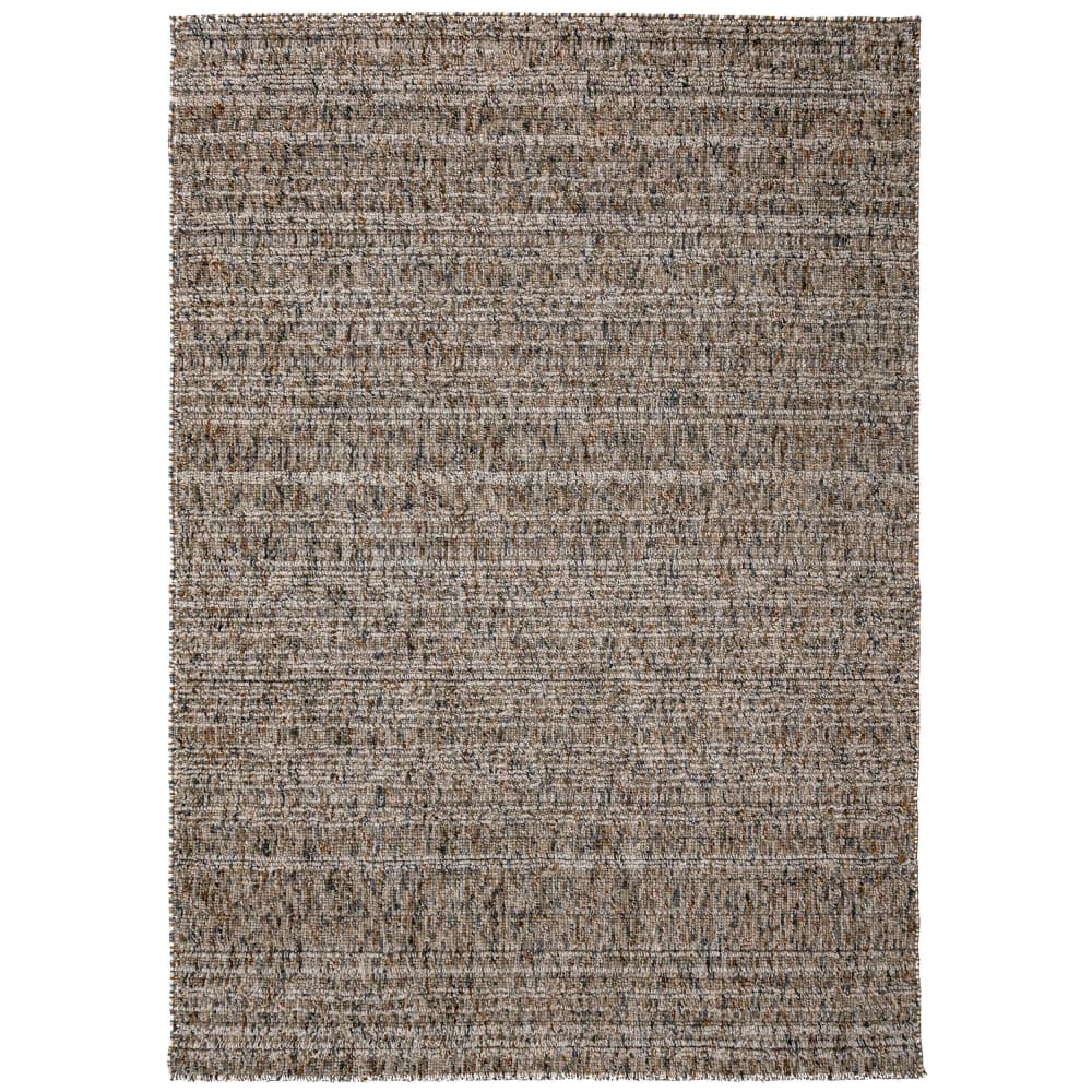 Tapis aspect laine tons beiges 80x150cm