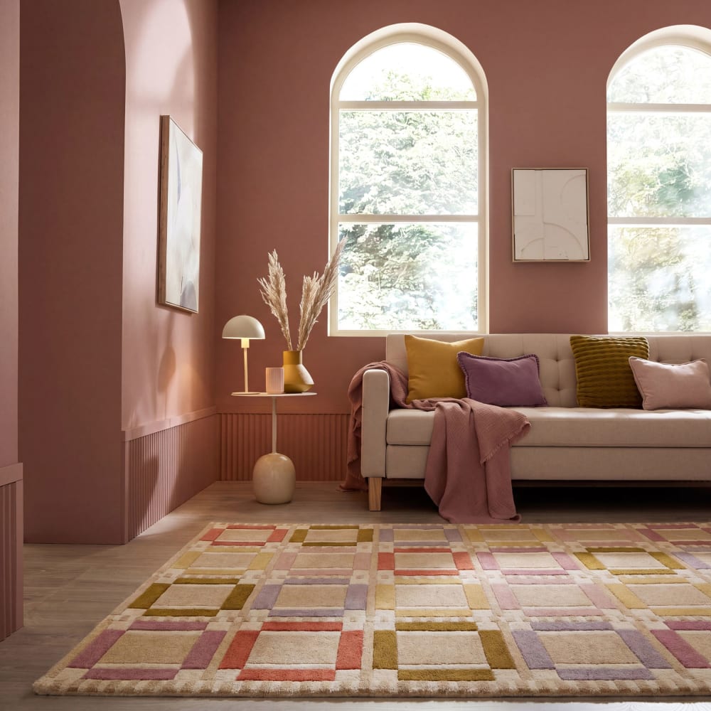 Tapis en laine couleurs pastels 140x200cm — vue 3