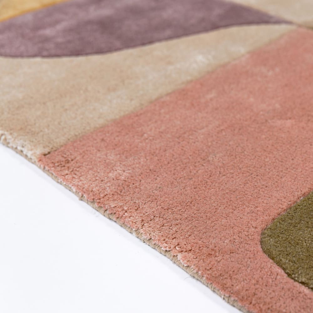 Tapis en viscose multicolore 140x200cm — vue 4