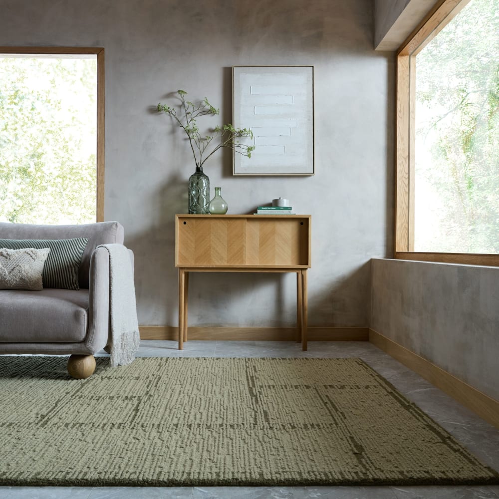 Tapis en laine pistache 160x230cm — vue 3