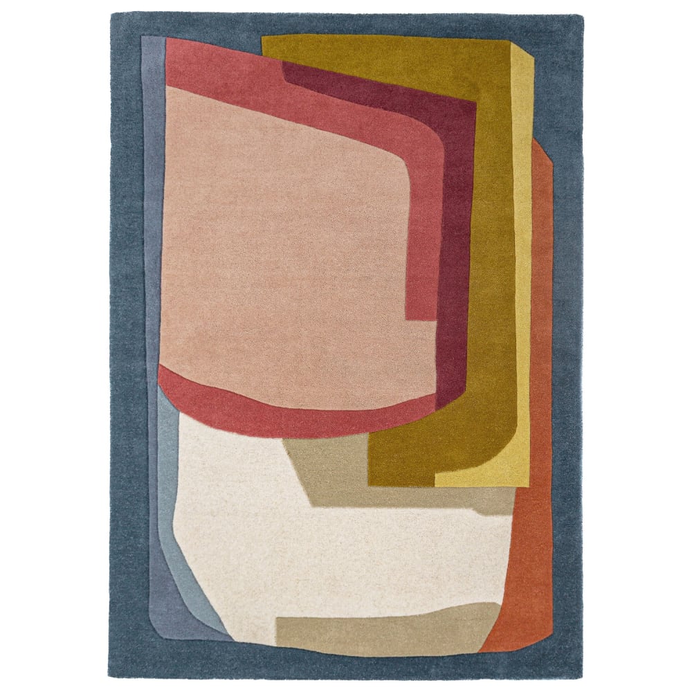 Tapis en laine multicolore 200x290cm