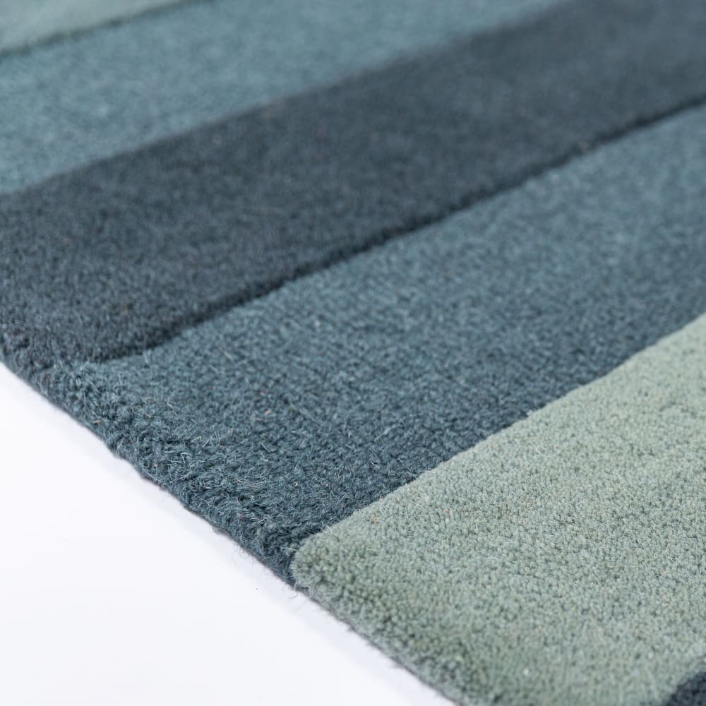 Tapis en laine bleu 160x230cm — vue 4