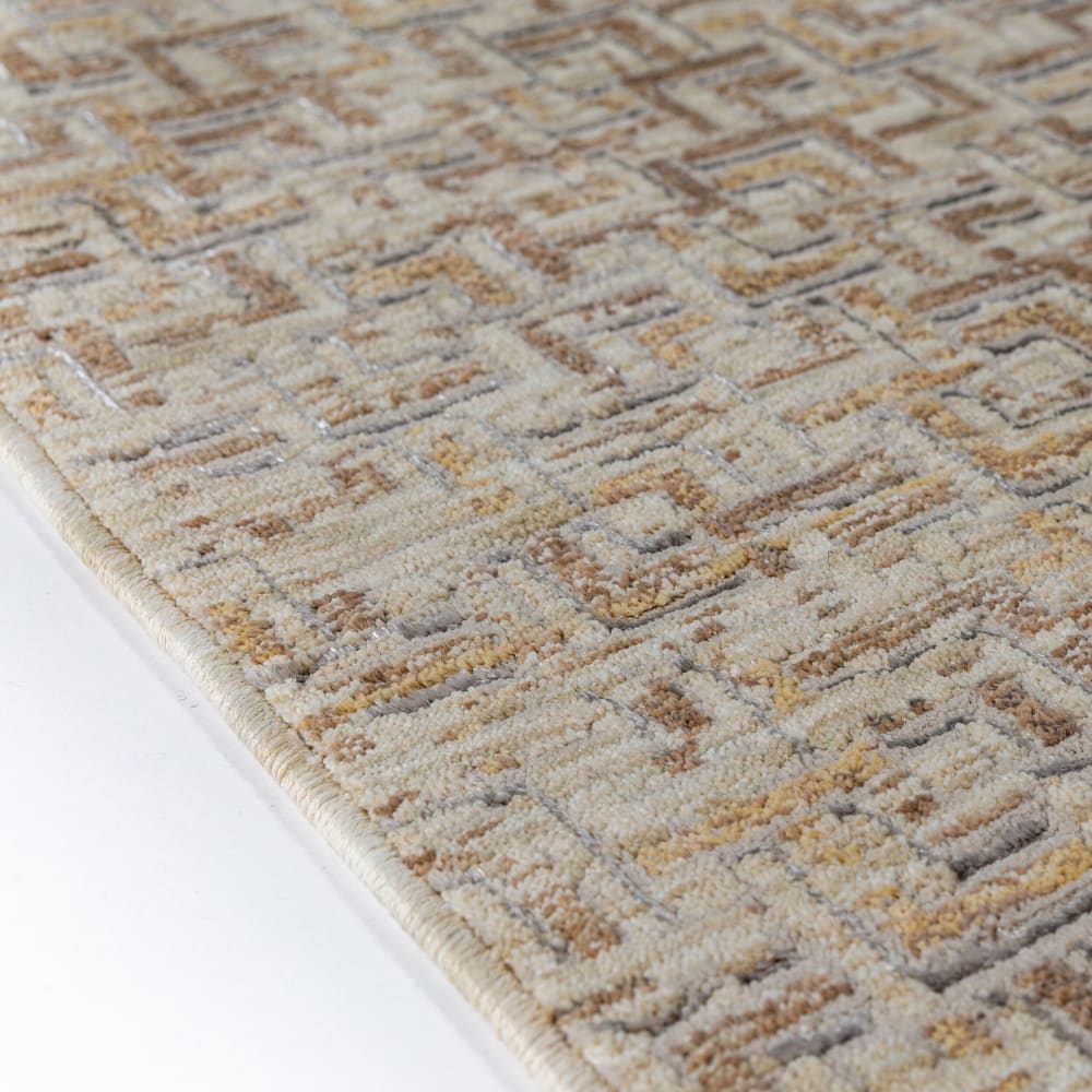 Tapis en fibres synthétiques beige 120x160cm — vue 4