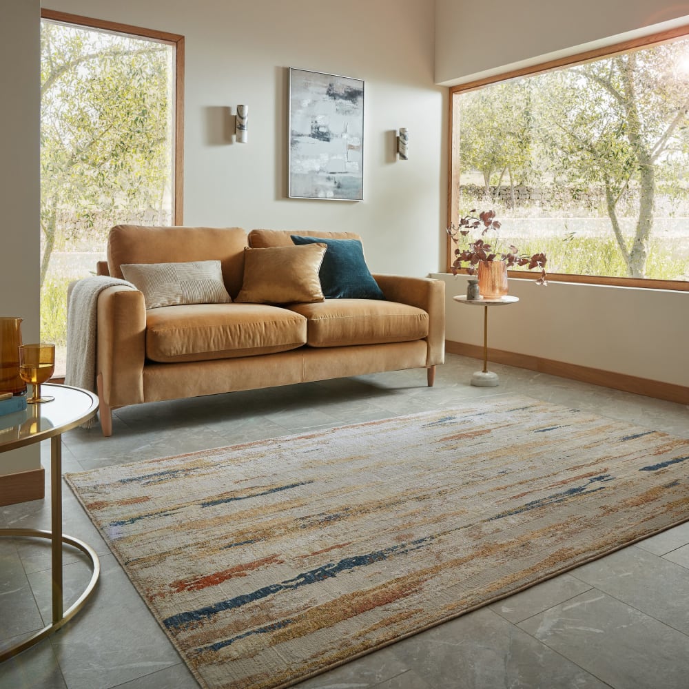 Tapis en fibres synthétiques multicolore 160x230cm — vue 3