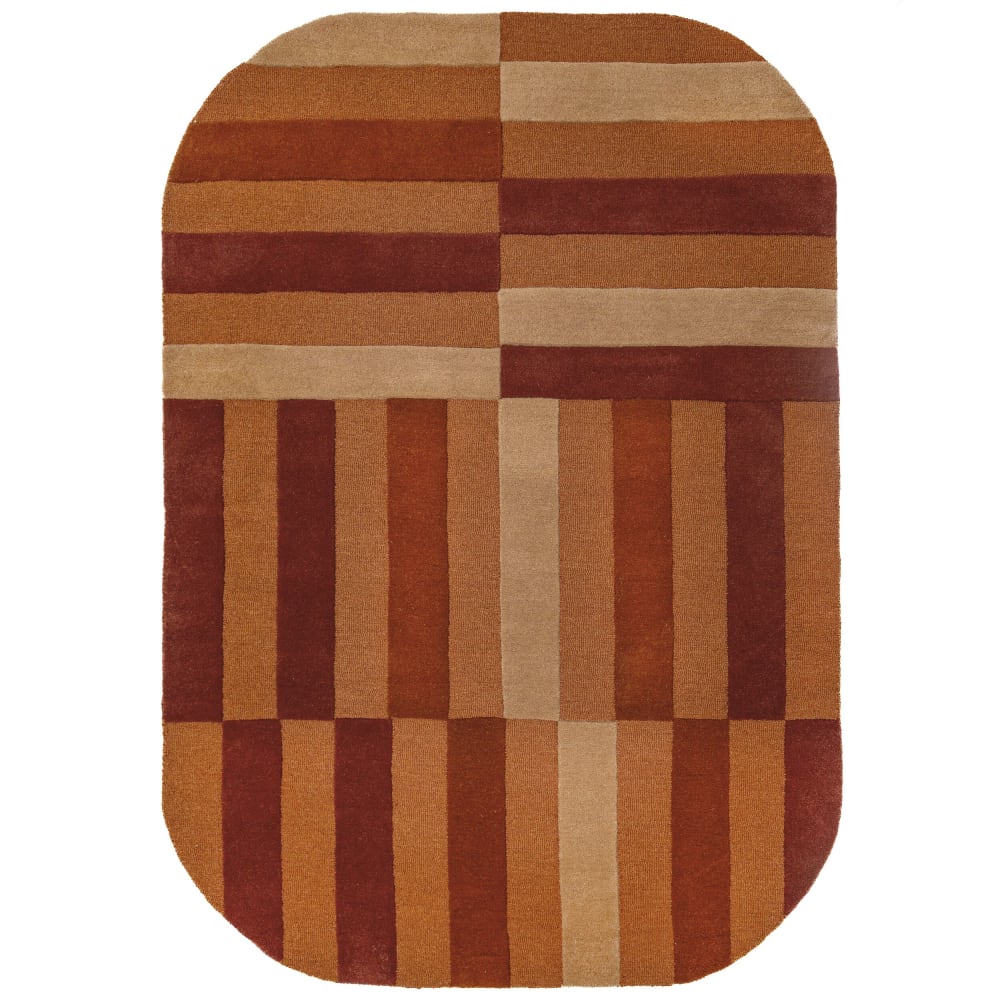 Tapis en laine terracotta 160x230cm