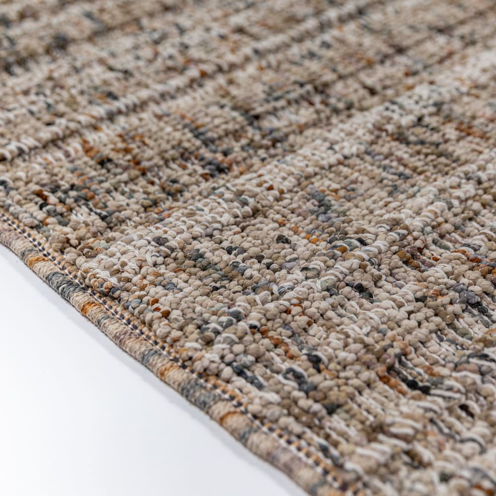 Tapis aspect laine tons beiges 160x230cm — vue 4