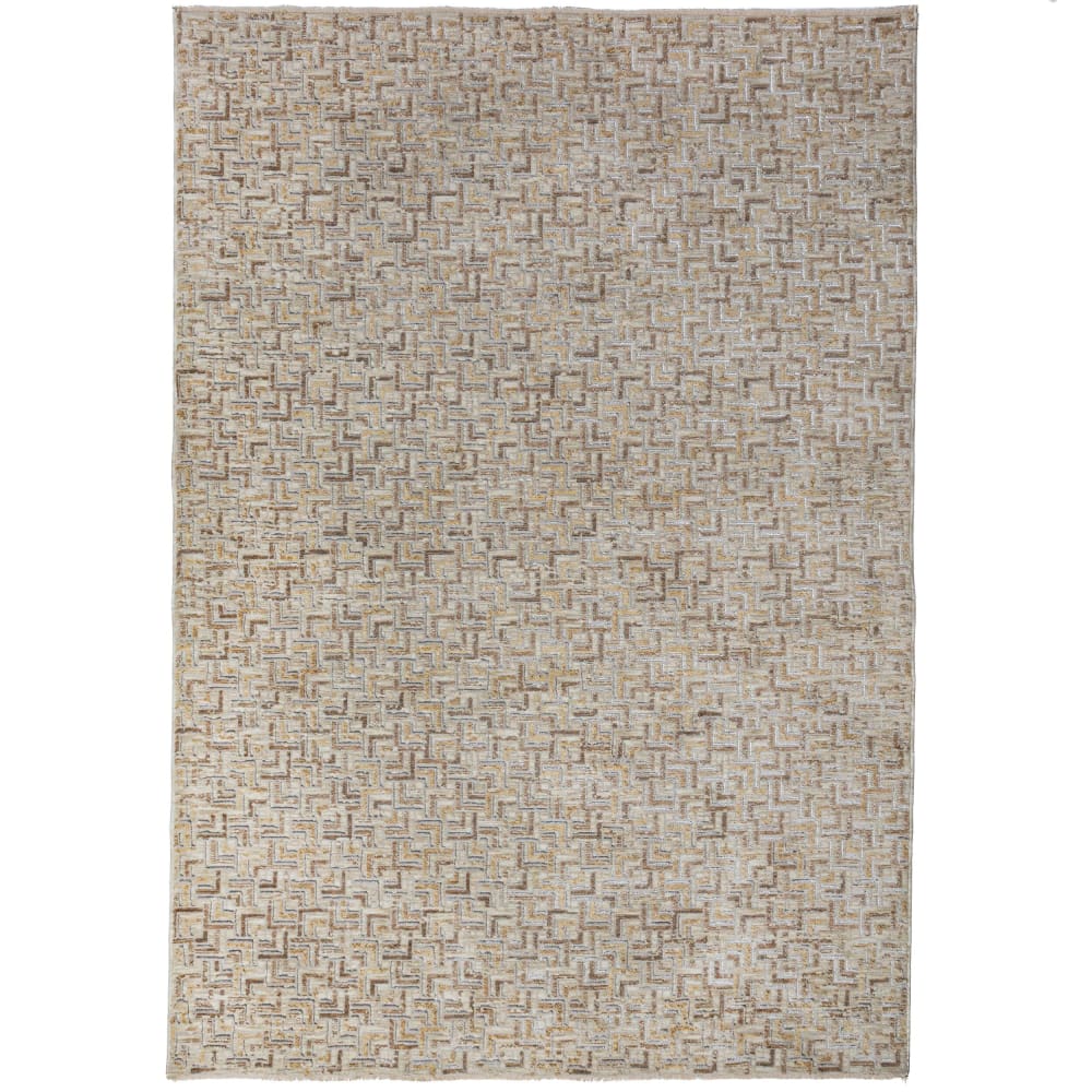 Tapis en fibres synthétiques beige 160x230cm