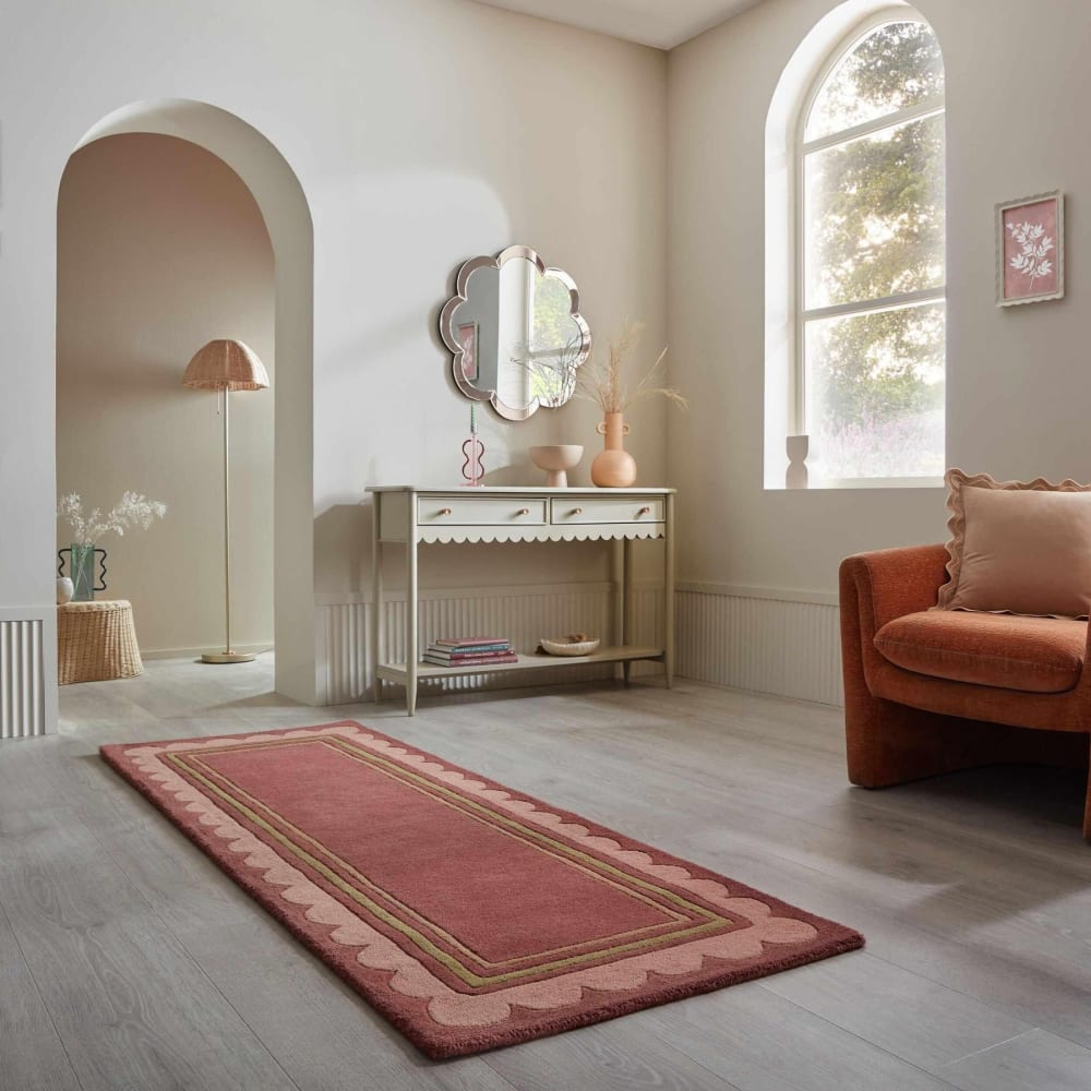 Tapis de couloir en laine mûre 80x230cm