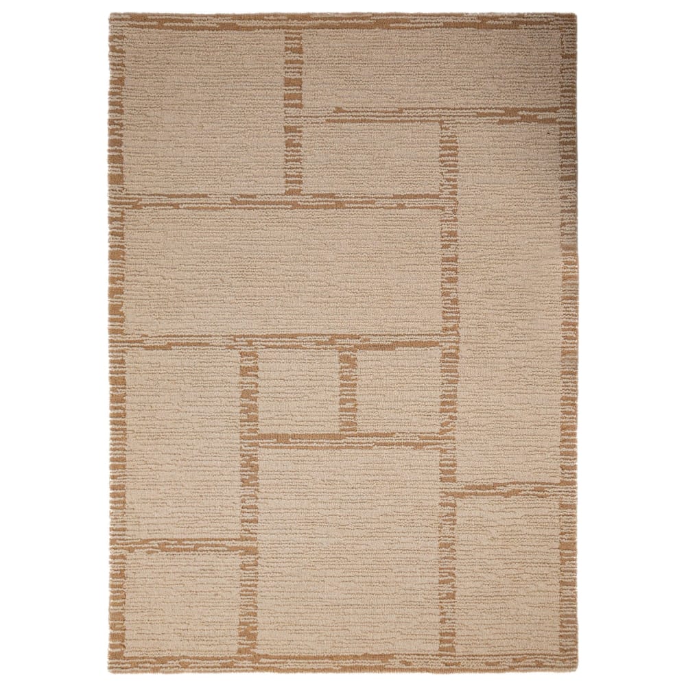 Tapis en laine beige 200x290cm