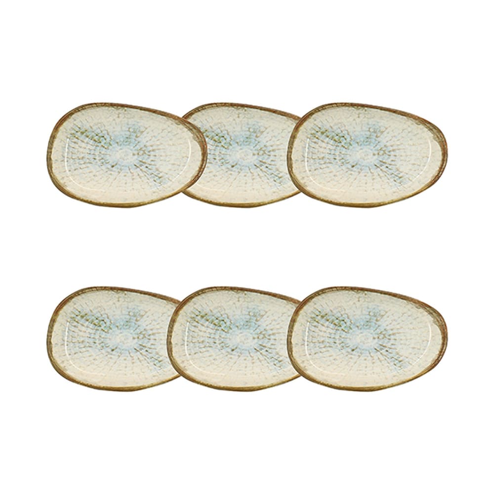 Lot de 6 coupelles 10cm en faience bleu et blanc Lot de 6 coupelles 10cm en faience bleu et blanc