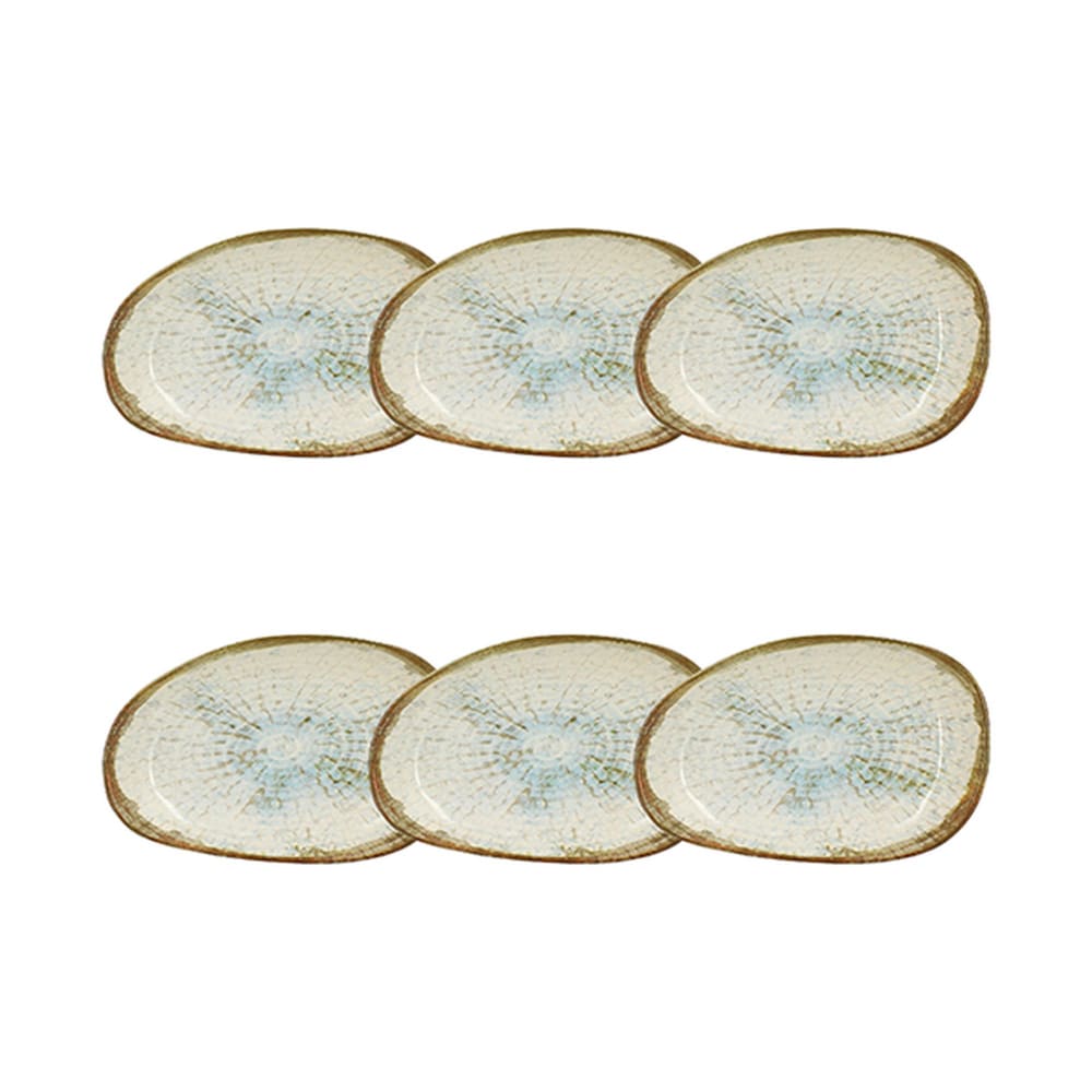 Lot de 6 coupelles 15cm en faience bleu et blanc Lot de 6 coupelles 15cm en faience bleu et blanc