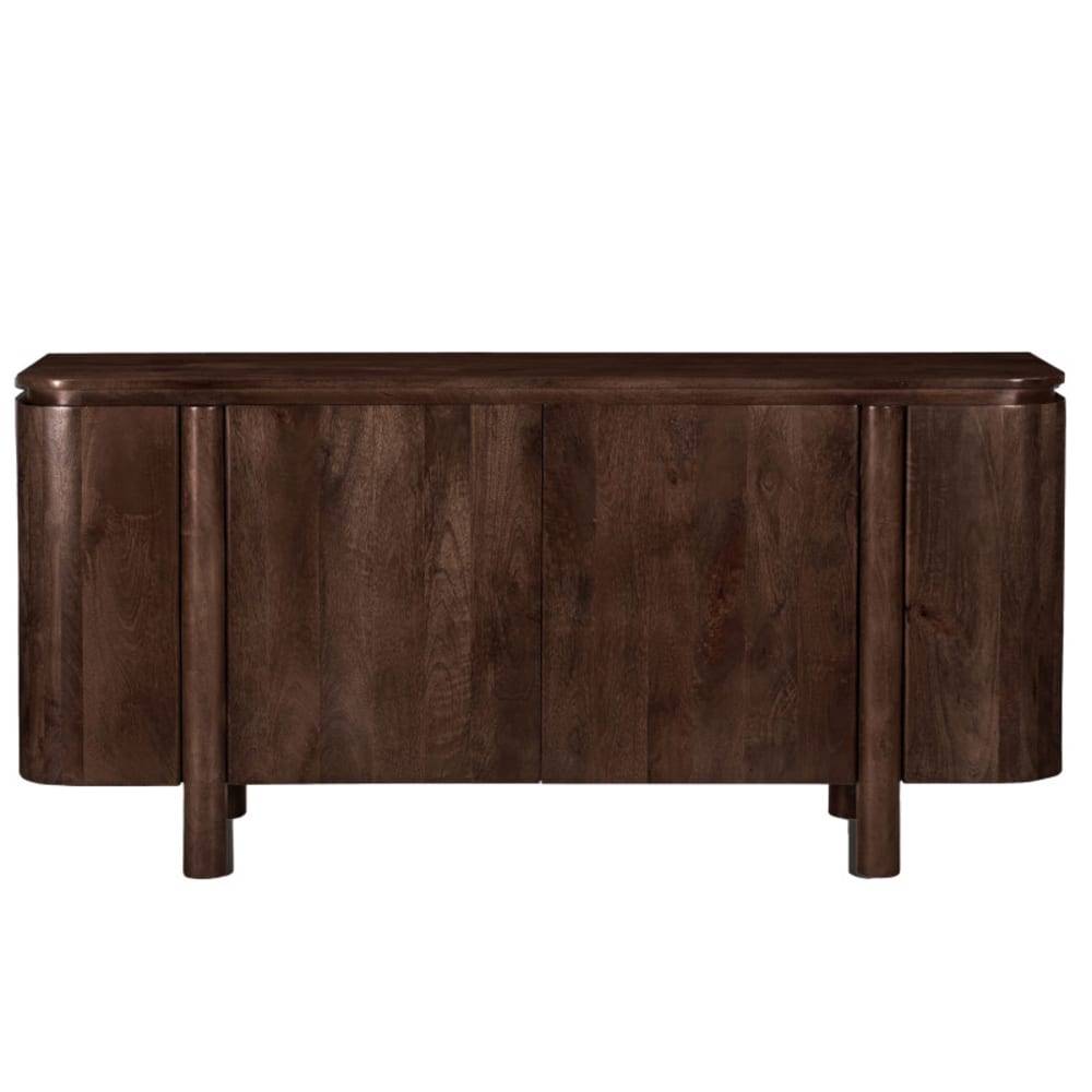 Buffet 170 cm en bois massif brun Buffet 170 cm en bois massif brun