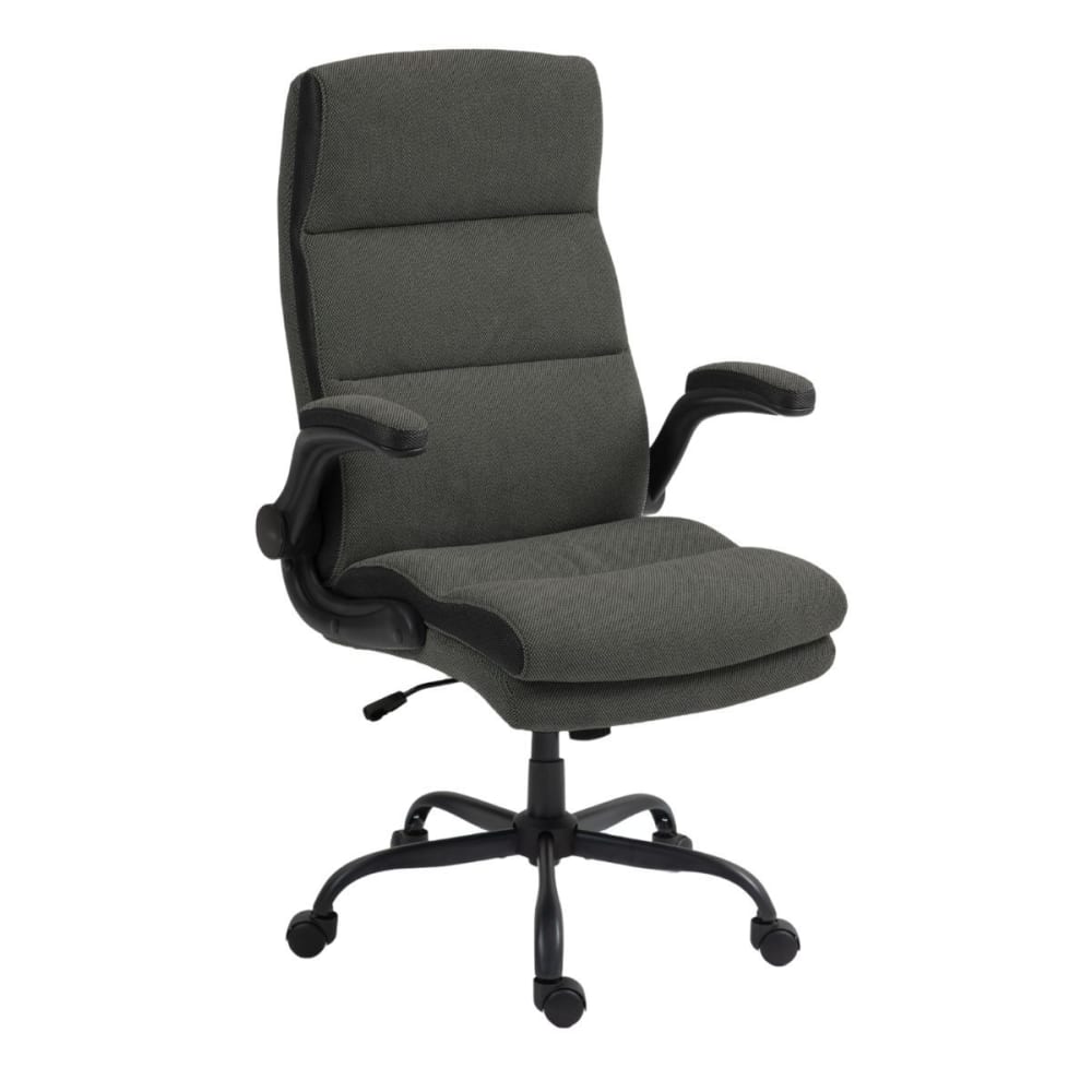 Fauteuil de bureau réglable et inclinable en tissu nylon noir Fauteuil de bureau réglable et inclinable en tissu nylon noir