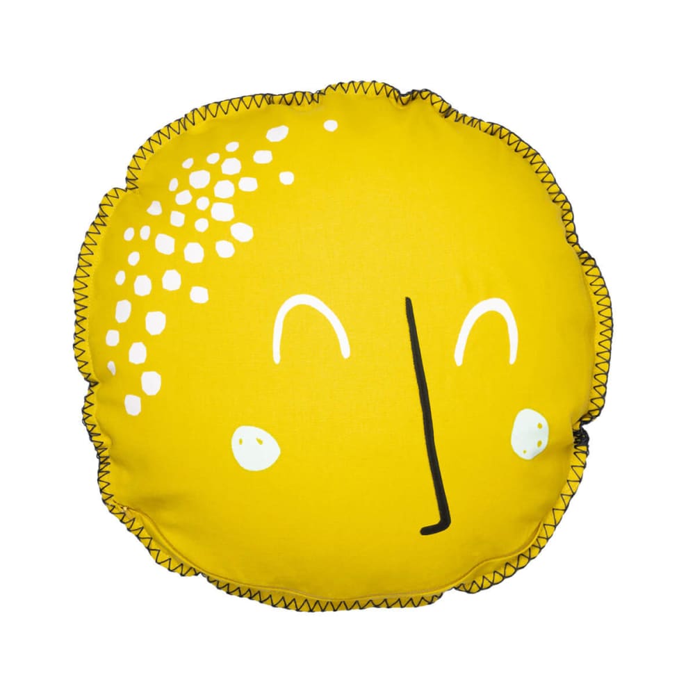 Coussin déhoussable ø40cm motifs lune et soleil — vue 4