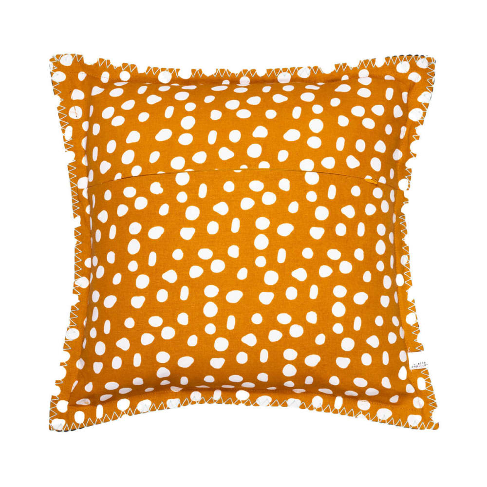 Coussin déhoussable 40x40cm coton motifs champignons — vue 4