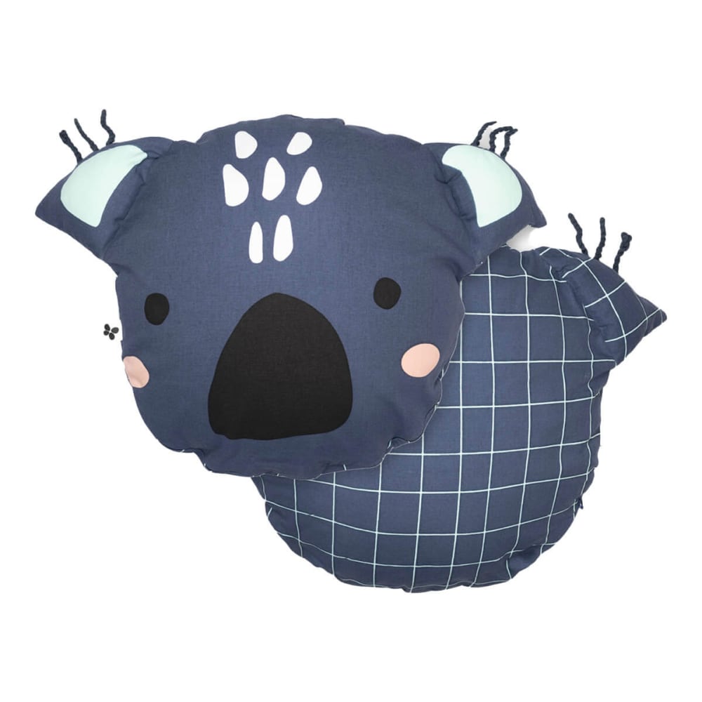 Coussin déhoussable ø40cm coton motif koala avec oreilles — vue 3