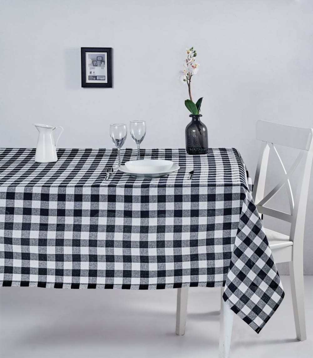 Nappe-150x150 cm carreaux noir Nappe-150x150 cm carreaux noir
