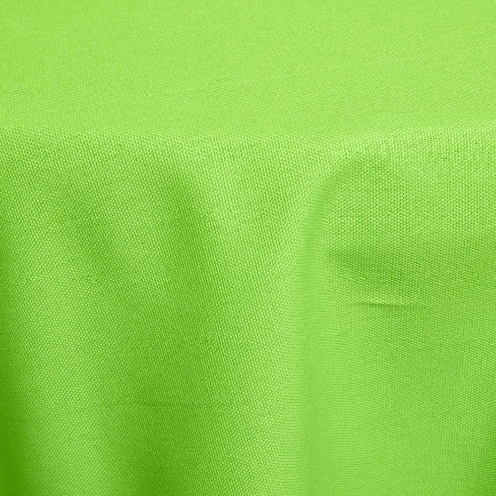 Tischdecke einfarbig rund baumwolle limonengrün 180 cm - Maisons