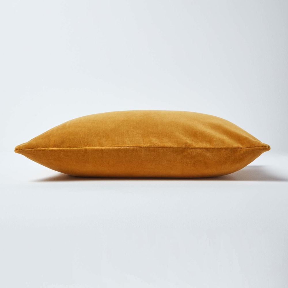 Kissenhülle samt senfgelb 30x50 cm - Maisons Du Monde