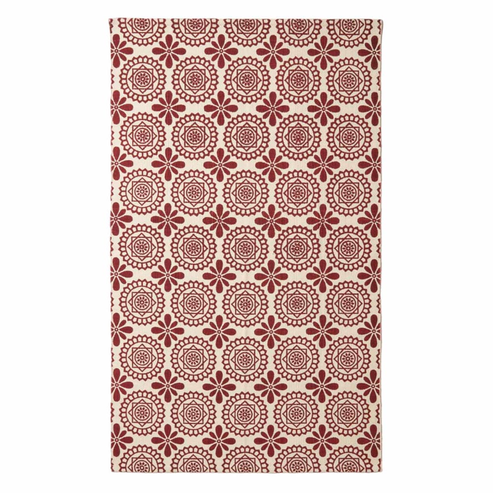 Tapis en coton rouge 160x230 cm Tapis en coton rouge 160x230 cm