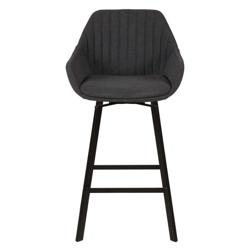 Chaise de bar pivotante gris foncé Chaise de bar pivotante gris foncé