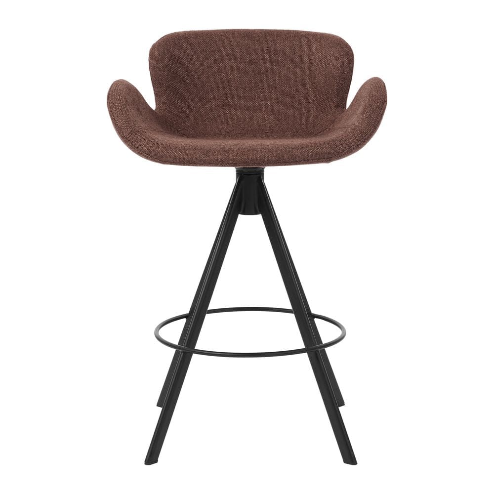 Chaise snack tissu rouge lie de vin Chaise snack tissu rouge lie de vin