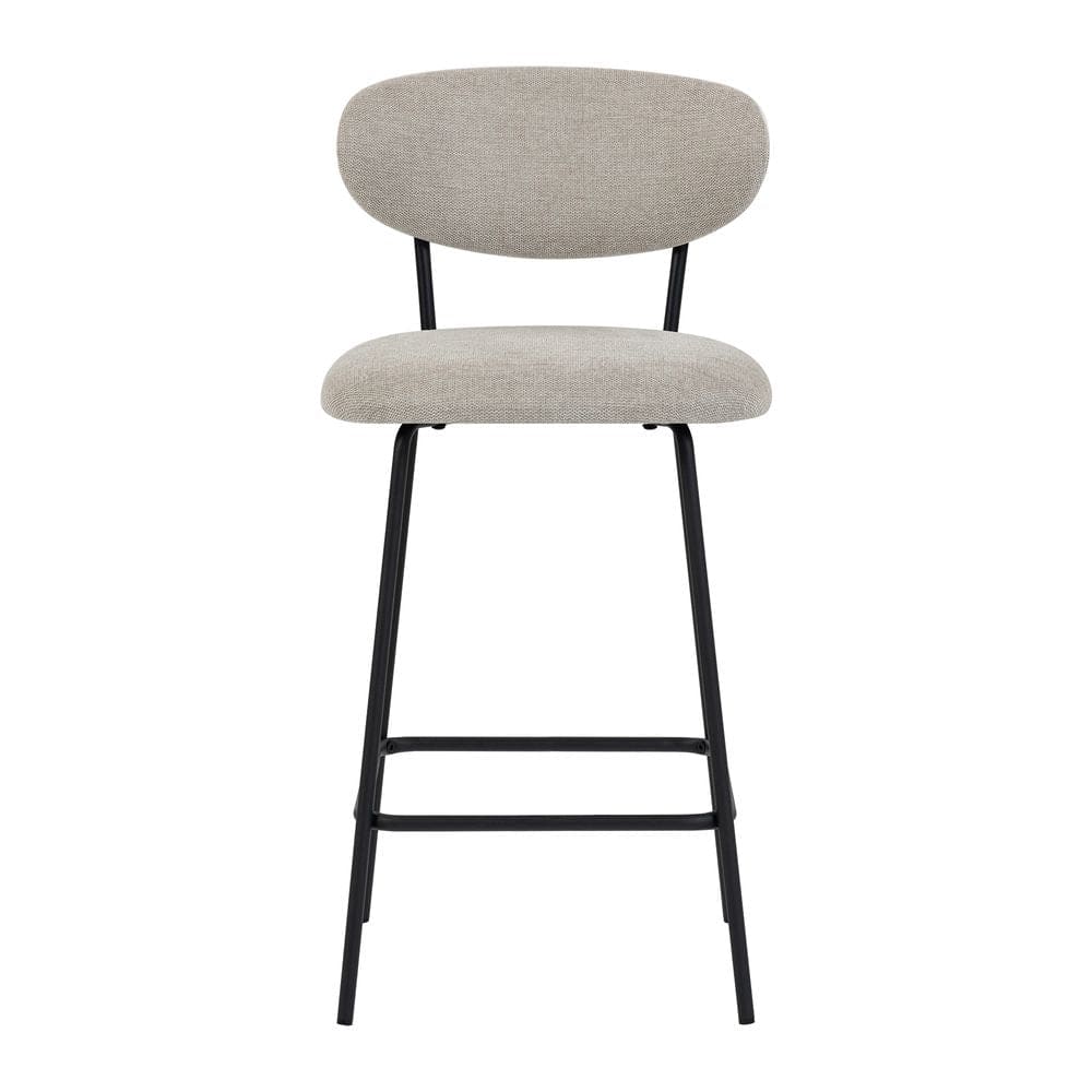 Chaise snack en tissu beige Chaise snack en tissu beige