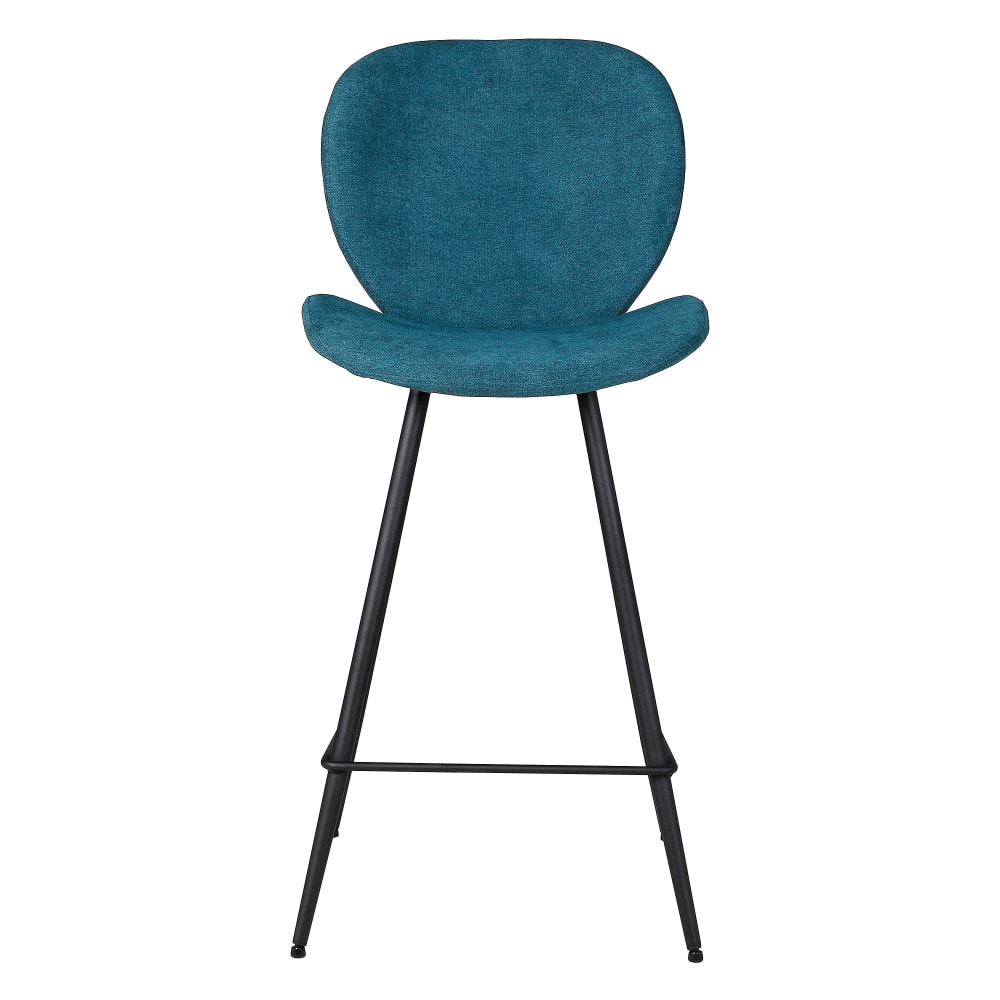 Chaise snack tissu bleu canard Chaise snack tissu bleu canard