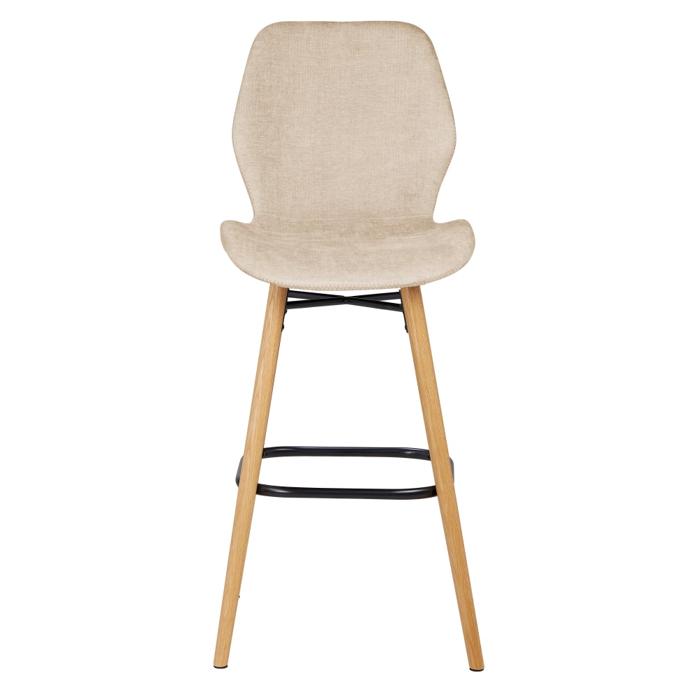 Chaise snack tissu soft touch sable Chaise snack tissu soft touch sable