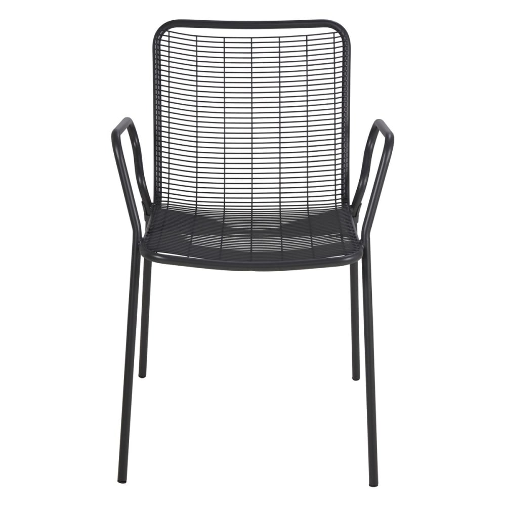 Fauteuil repas outdoor métal anthracite Fauteuil repas outdoor métal anthracite
