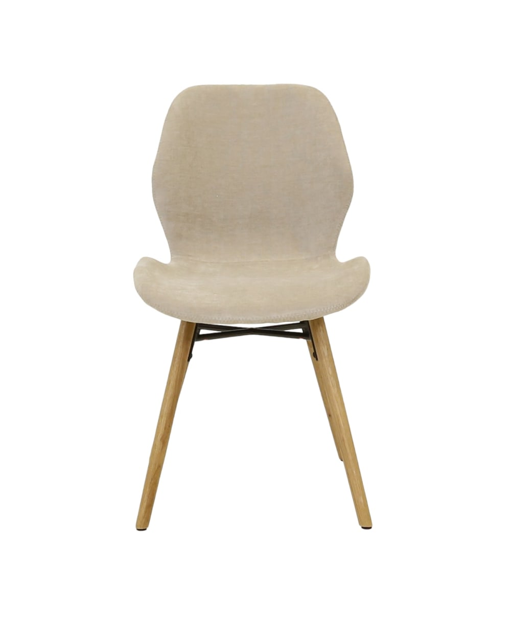 Chaise tissu soft touch sable Chaise tissu soft touch sable
