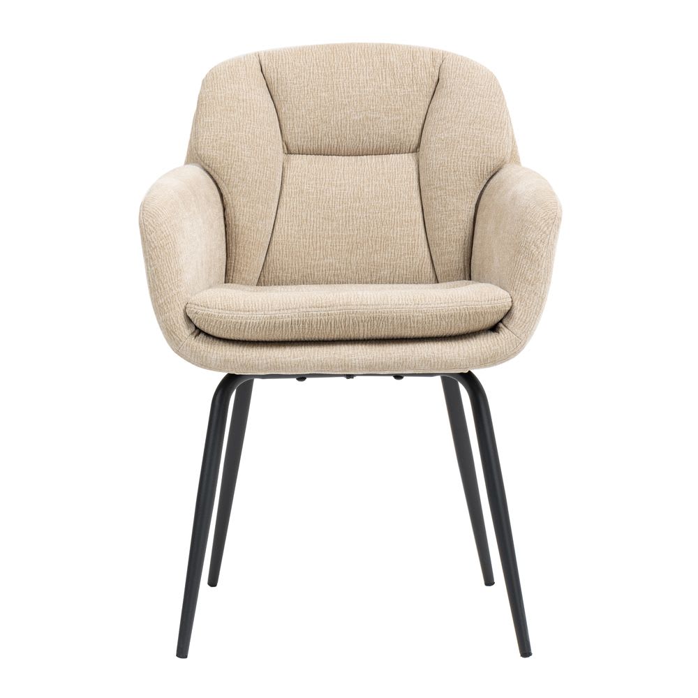 Chaise accoudoirs sable Chaise accoudoirs sable