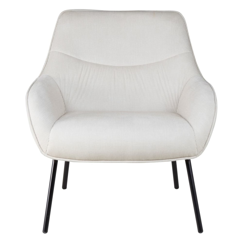 Fauteuil velours côtelé beige Fauteuil velours côtelé beige