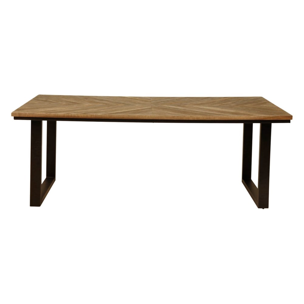 Table repas teck recyclé 200cm Table repas teck recyclé 200cm