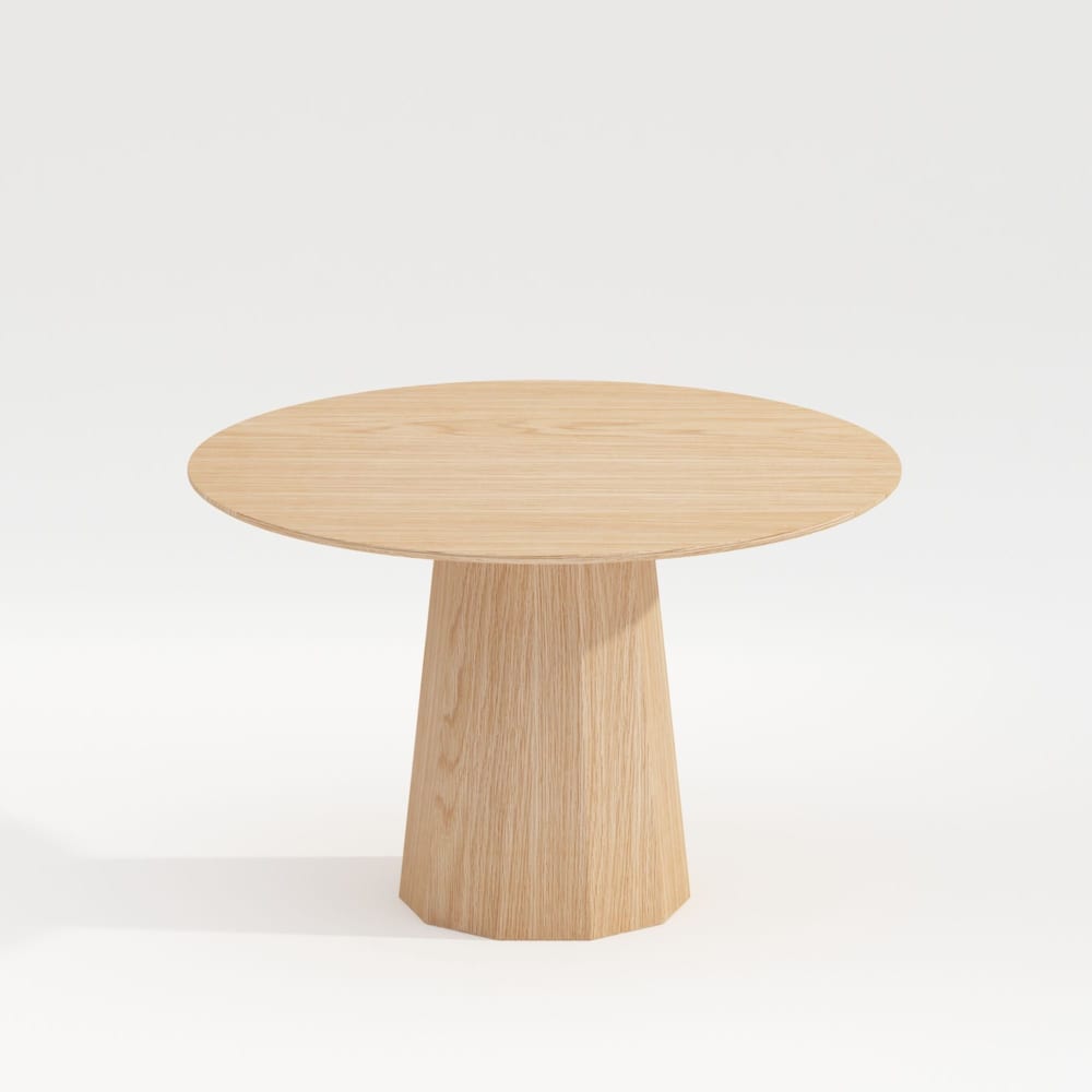 Table repas placage chêne naturel Table repas placage chêne naturel